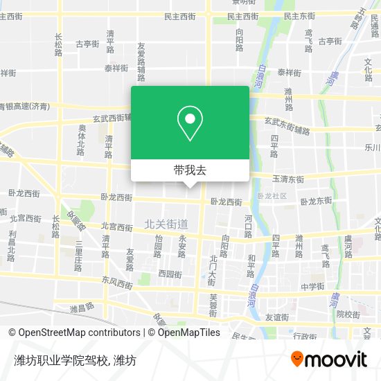 潍坊职业学院驾校地图
