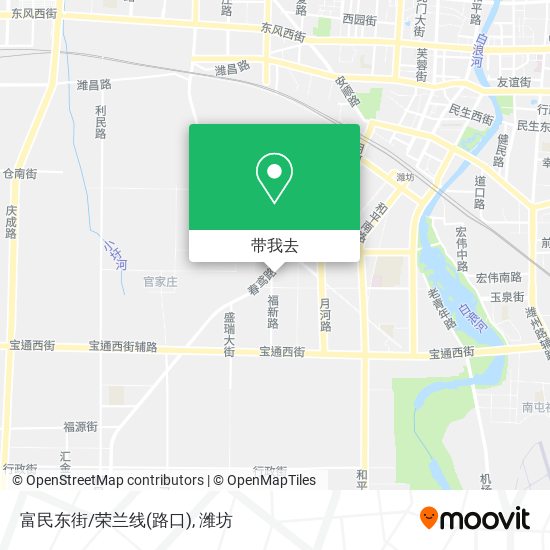 富民东街/荣兰线(路口)地图