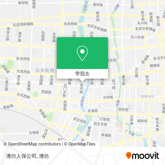 潍坊人保公司地图