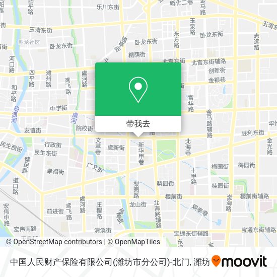中国人民财产保险有限公司(潍坊市分公司)-北门地图