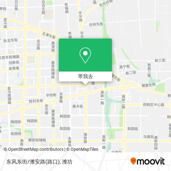 东风东街/潍安路(路口)地图
