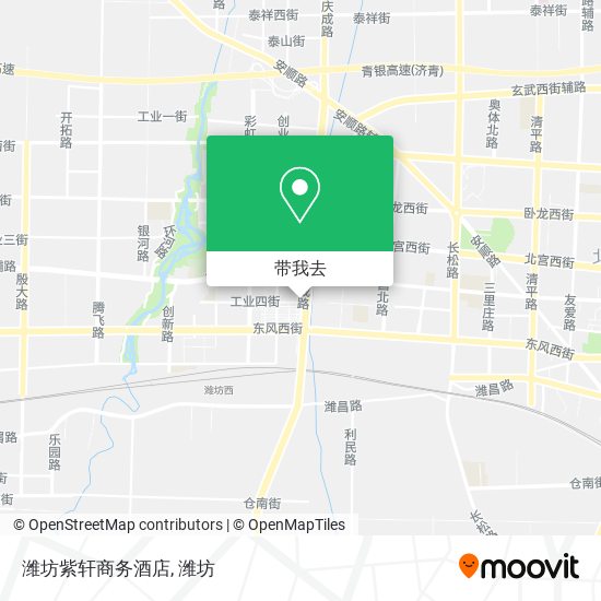 潍坊紫轩商务酒店地图