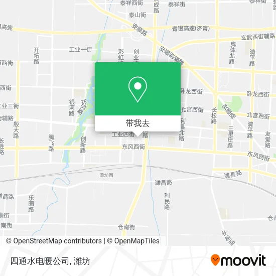 四通水电暖公司地图