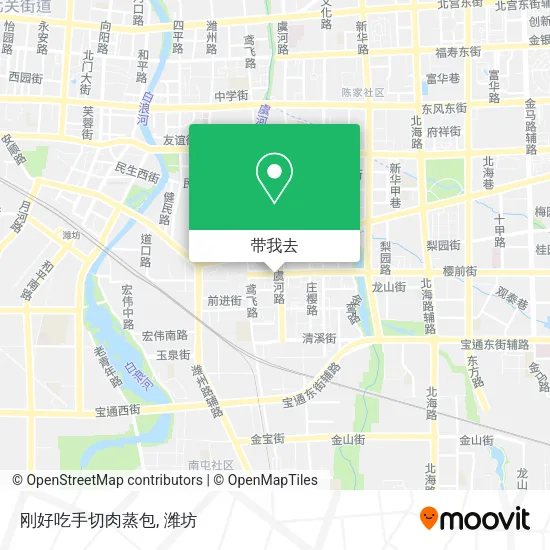 刚好吃手切肉蒸包地图