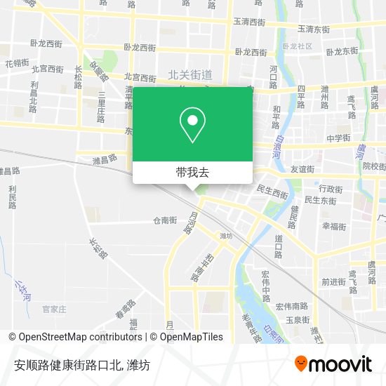 安顺路健康街路口北地图