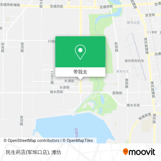 民生药店(军埠口店)地图