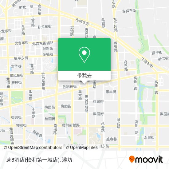 速8酒店(怡和第一城店)地图
