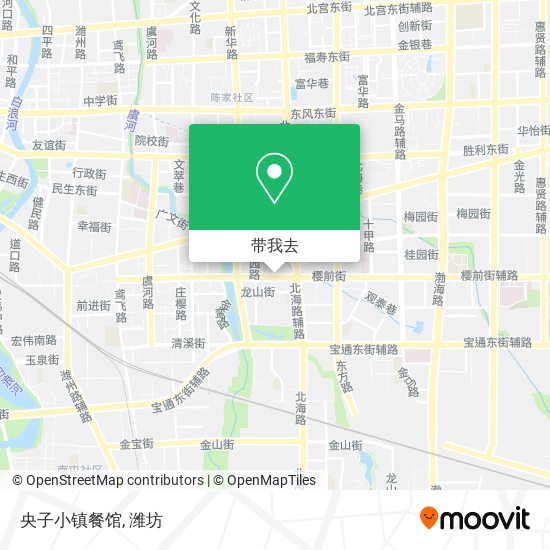 央子小镇餐馆地图