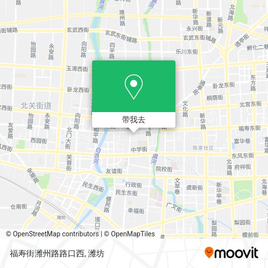 福寿街潍州路路口西地图