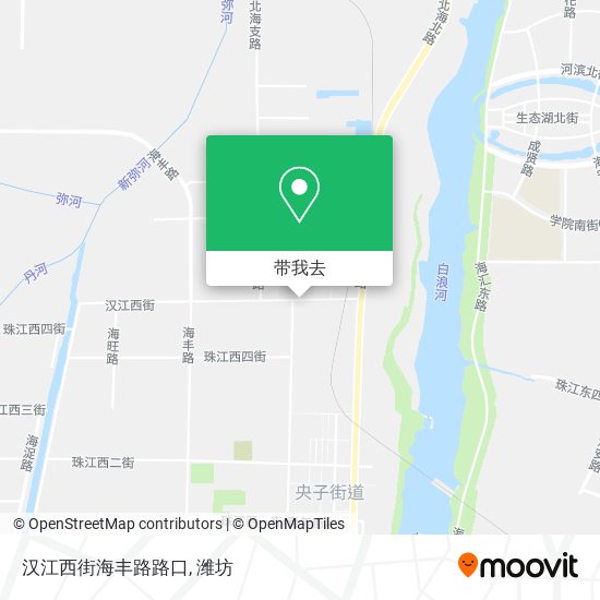 汉江西街海丰路路口地图