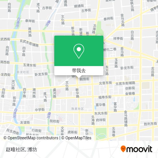 赵疃社区地图
