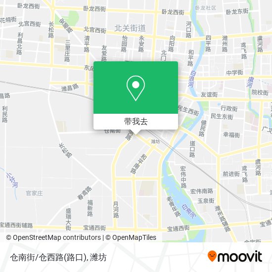 仓南街/仓西路(路口)地图