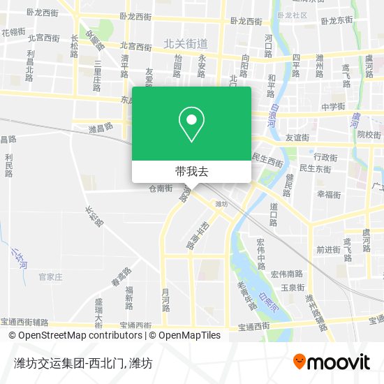 潍坊交运集团-西北门地图