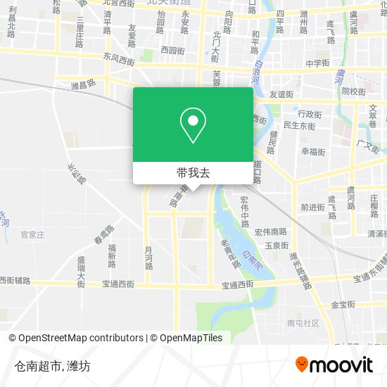 仓南超市地图