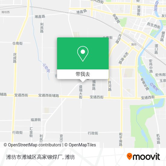 潍坊市潍城区高家铆焊厂地图