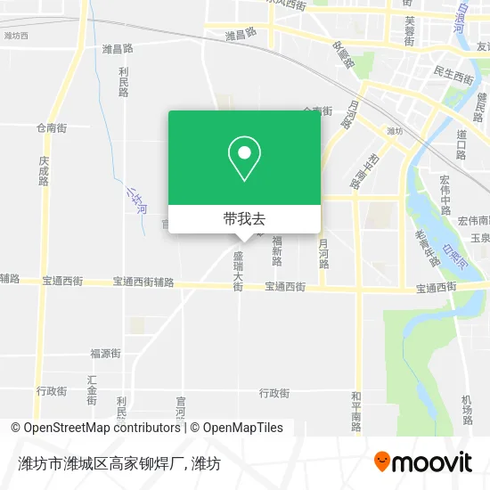 潍坊市潍城区高家铆焊厂地图