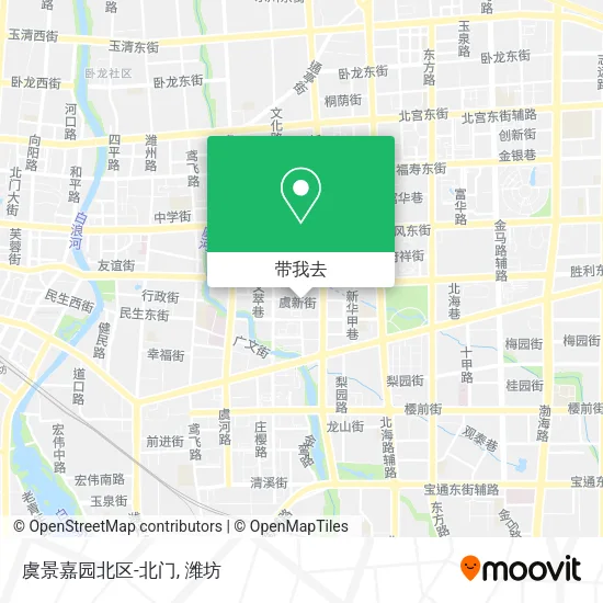 虞景嘉园北区-北门地图
