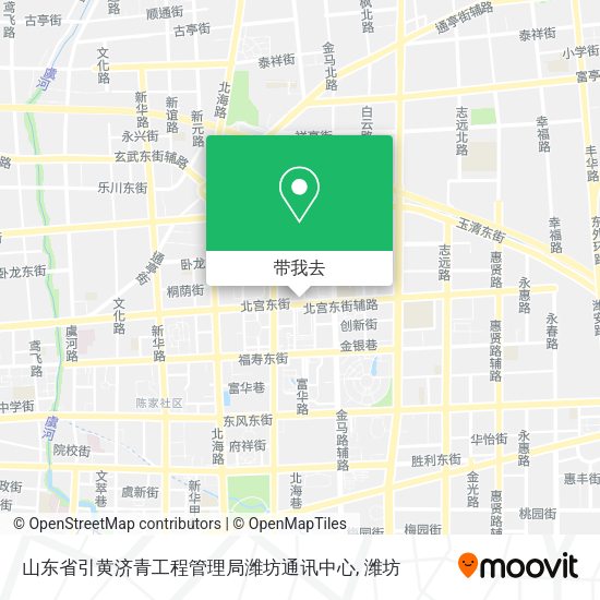 山东省引黄济青工程管理局潍坊通讯中心地图