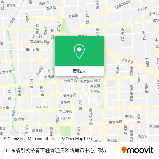 山东省引黄济青工程管理局潍坊通讯中心地图