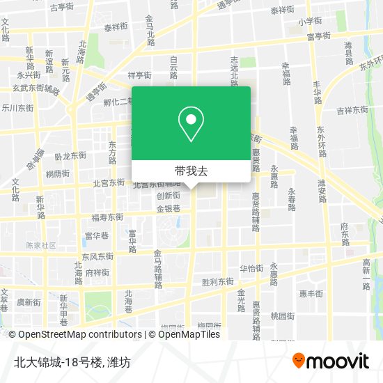 北大锦城-18号楼地图
