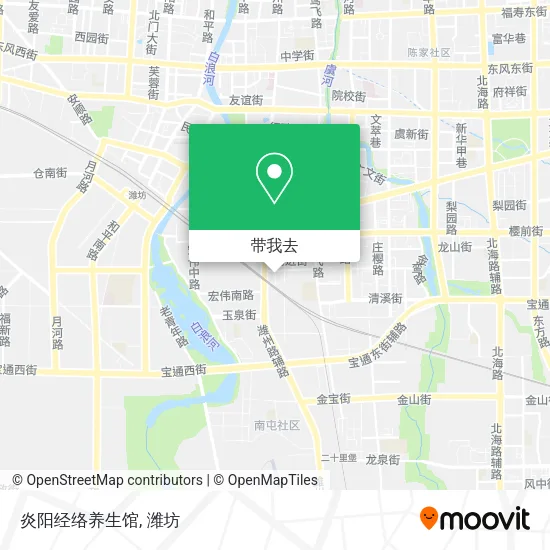 炎阳经络养生馆地图