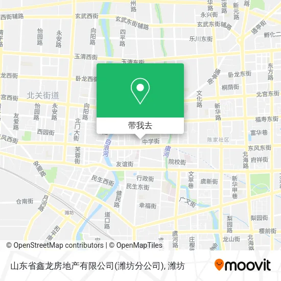 山东省鑫龙房地产有限公司(潍坊分公司)地图