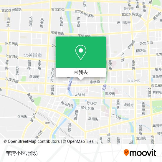 苇湾小区地图