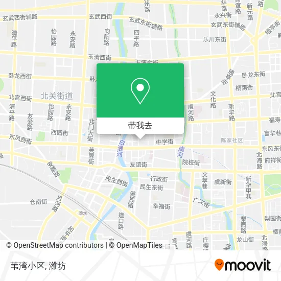苇湾小区地图