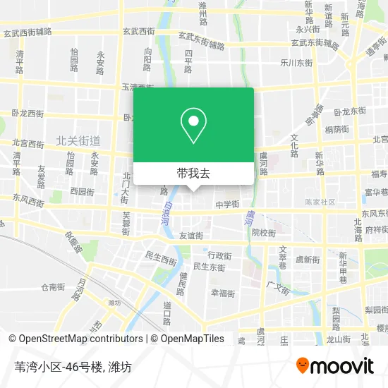 苇湾小区-46号楼地图