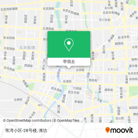苇湾小区-28号楼地图