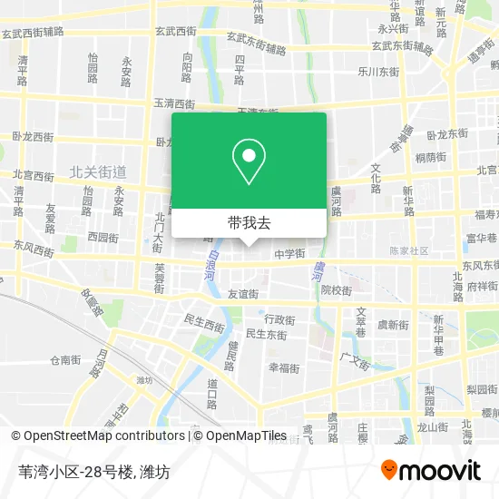 苇湾小区-28号楼地图