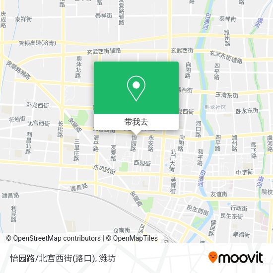 怡园路/北宫西街(路口)地图