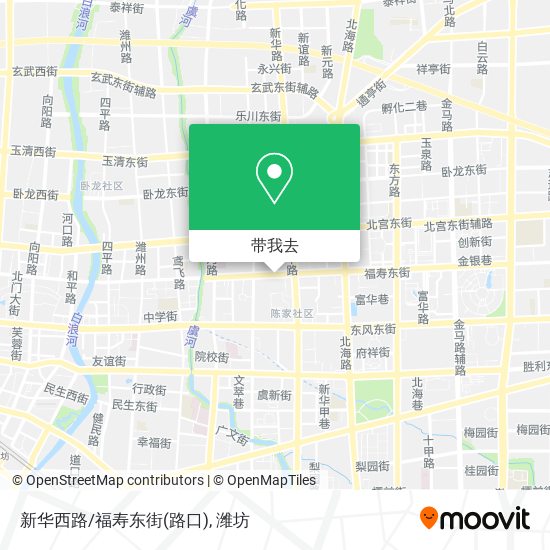 新华西路/福寿东街(路口)地图