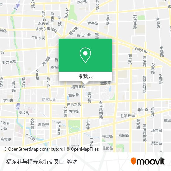 福东巷与福寿东街交叉口地图