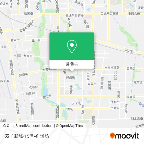 双羊新城-15号楼地图
