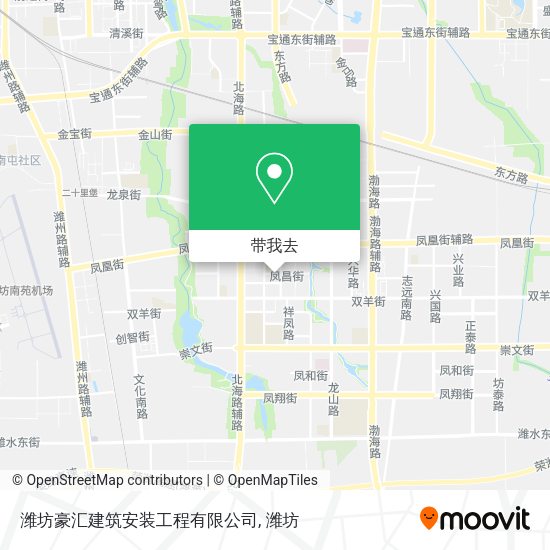 潍坊豪汇建筑安装工程有限公司地图