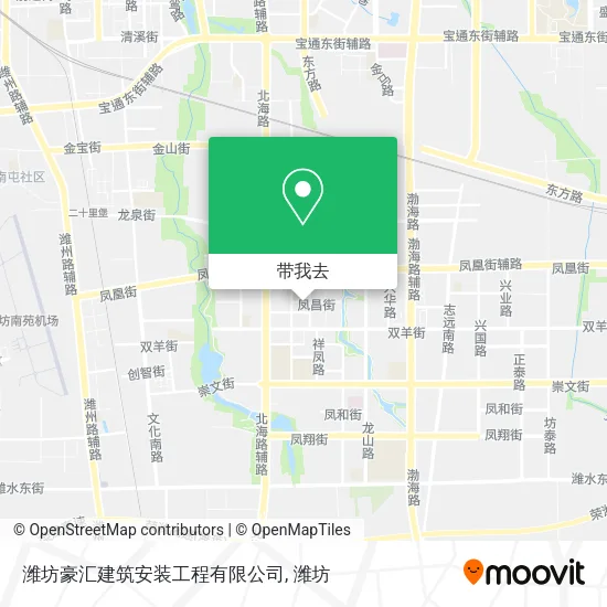 潍坊豪汇建筑安装工程有限公司地图