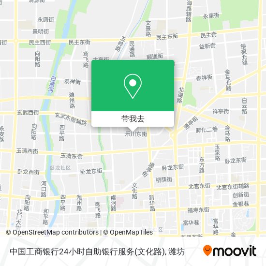 中国工商银行24小时自助银行服务(文化路)地图