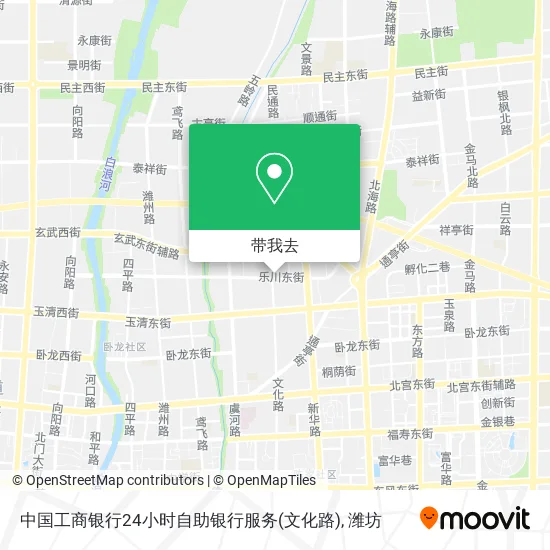 中国工商银行24小时自助银行服务(文化路)地图