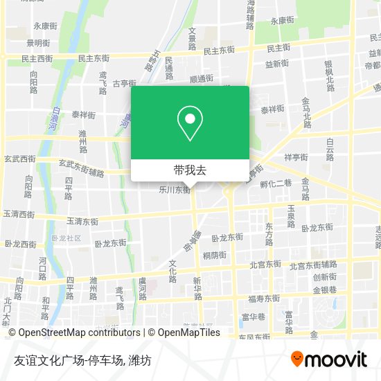 友谊文化广场-停车场地图