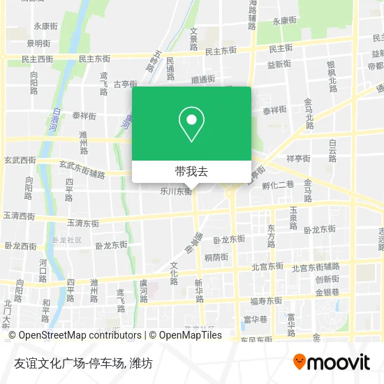 友谊文化广场-停车场地图