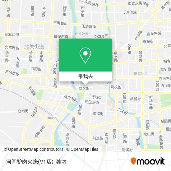 河间驴肉火烧(V1店)地图