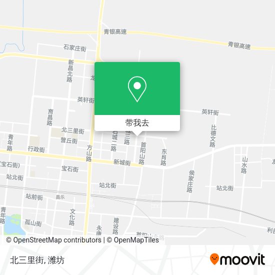北三里街地图