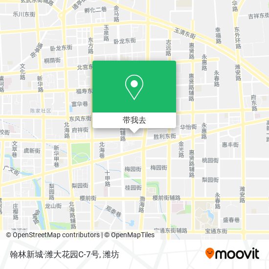 翰林新城·潍大花园C-7号地图