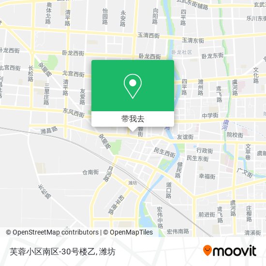 芙蓉小区南区-30号楼乙地图