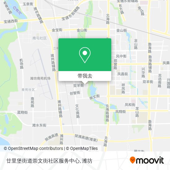 廿里堡街道崇文街社区服务中心地图