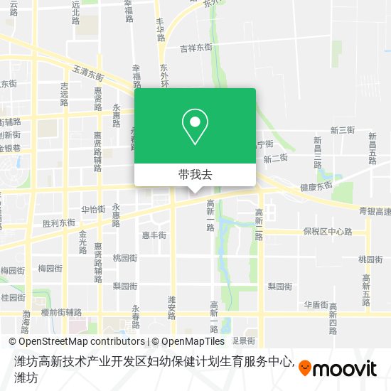 潍坊高新技术产业开发区妇幼保健计划生育服务中心地图
