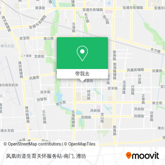凤凰街道生育关怀服务站-南门地图