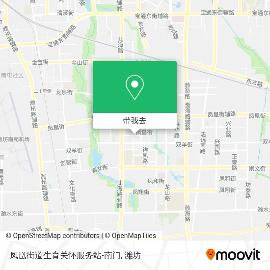 凤凰街道生育关怀服务站-南门地图