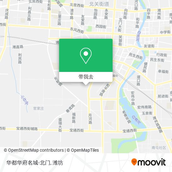 华都华府名城-北门地图